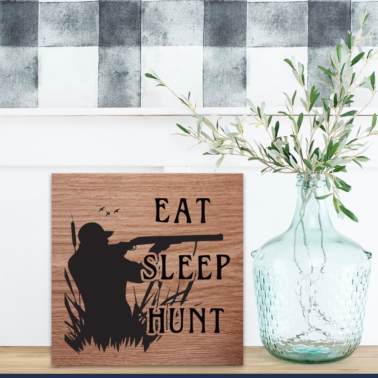 12" Eat Sleep Hunt