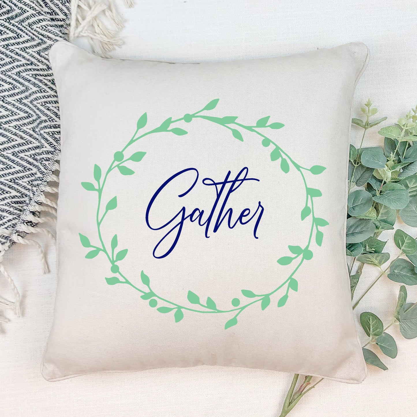 16x16 Gather Laurel Pillow