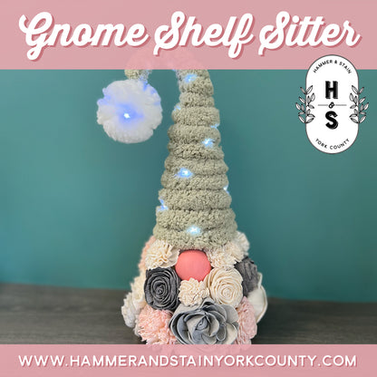 9/5/2025 - Friday (6:30pm) Floral Gnome Shelf Sitters Workshop