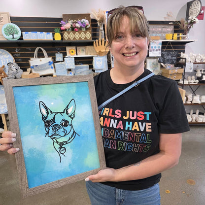 8/5/2026 - Wednesday (6:00pm) Custom Pet Portraits Workshop! - TEENS WELCOME!