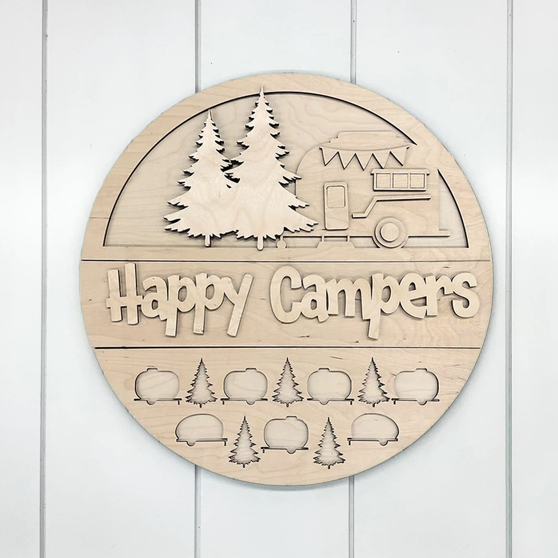 Happy Campers w/ Trees