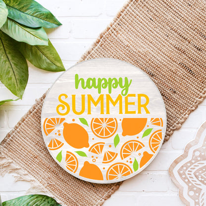Happy Summer Citrus Round