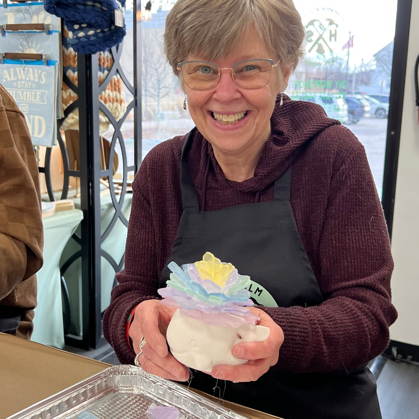6/4/2026 - Thursday (6pm) Sea Glass Succulents Workshop - TEENS WELCOME!
