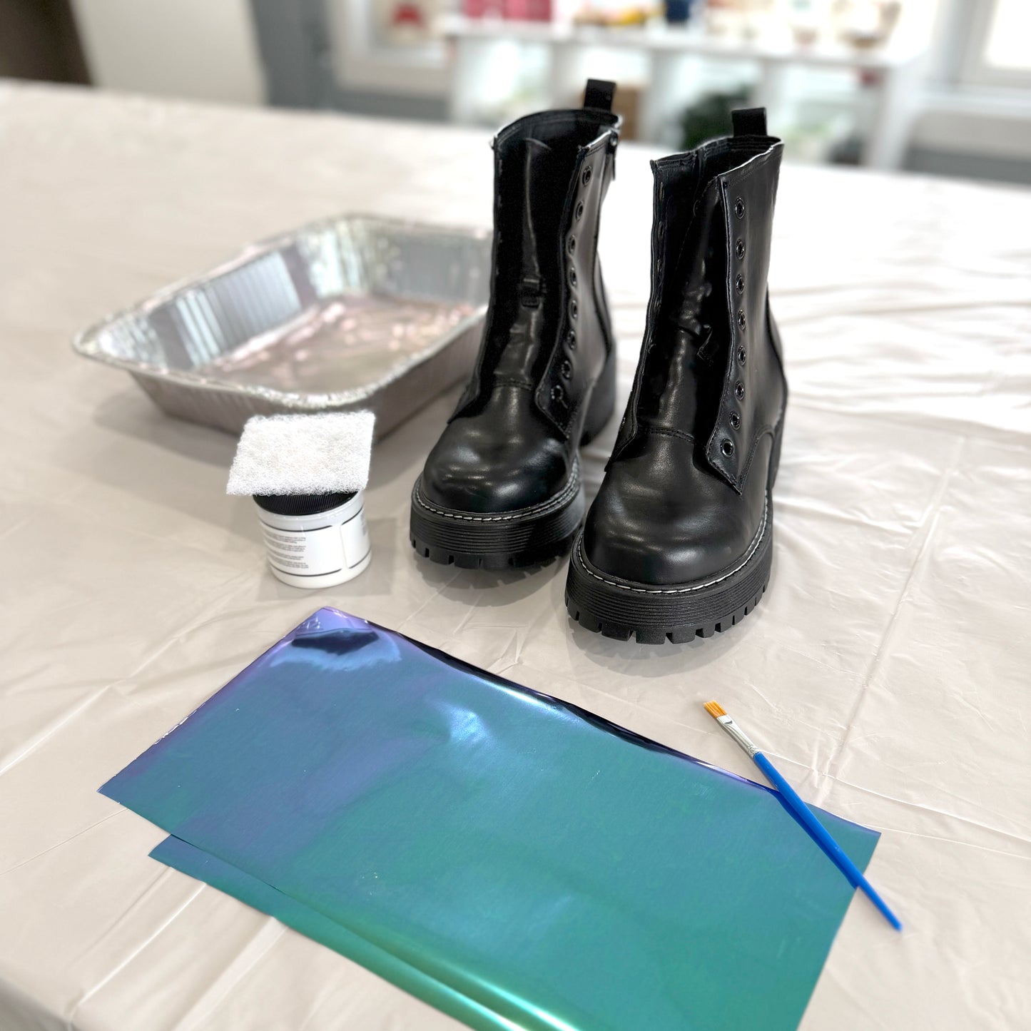 *NEW WORKSHOP* 2/28/2026 - ONLY 5 SPOTS LEFT! - Saturday (11am) Shine & Strut: Metallic Shoes and Boots Workshop!