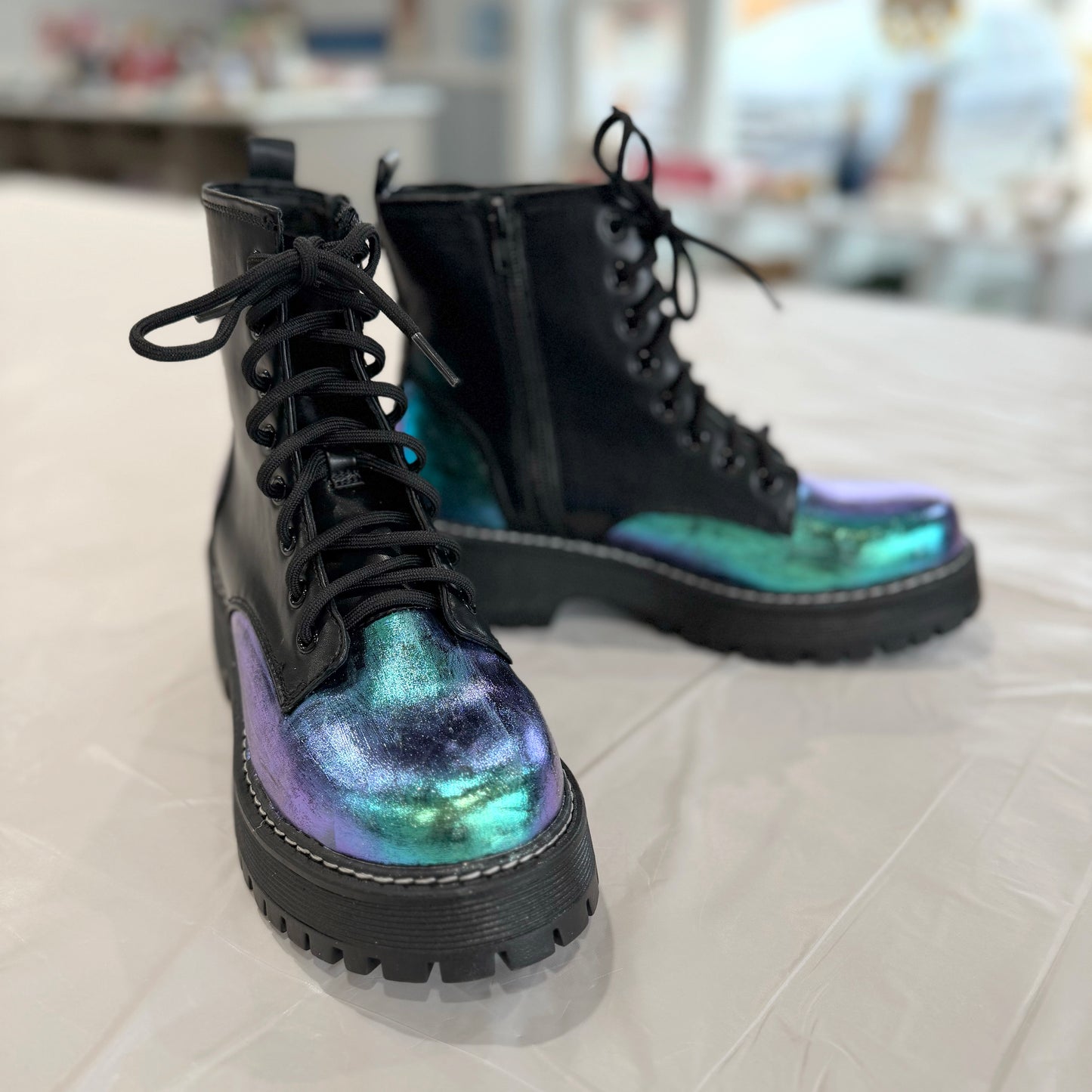 *NEW WORKSHOP* 2/28/2026 - ONLY 5 SPOTS LEFT! - Saturday (11am) Shine & Strut: Metallic Shoes and Boots Workshop!