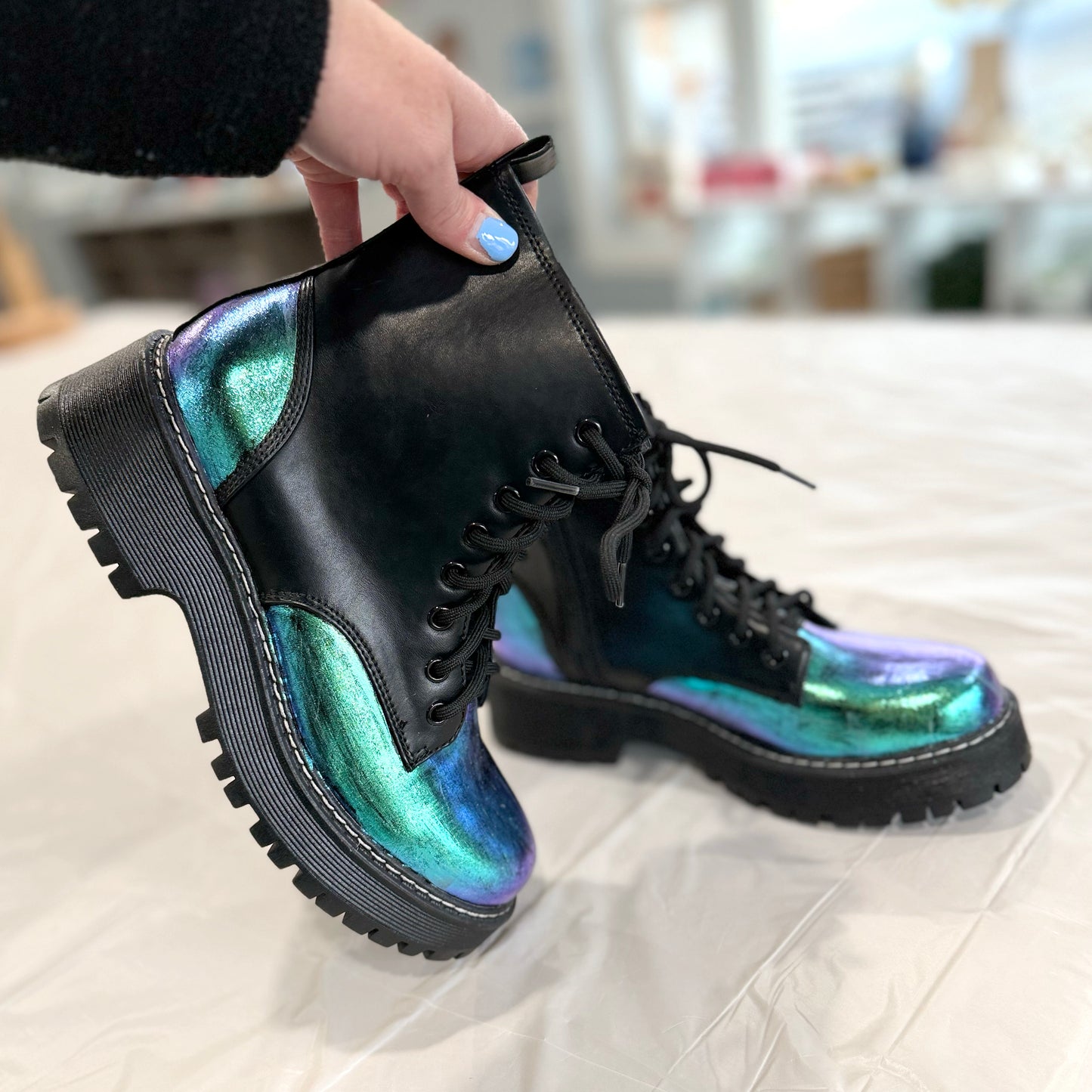 *NEW WORKSHOP* 2/28/2026 - ONLY 5 SPOTS LEFT! - Saturday (11am) Shine & Strut: Metallic Shoes and Boots Workshop!