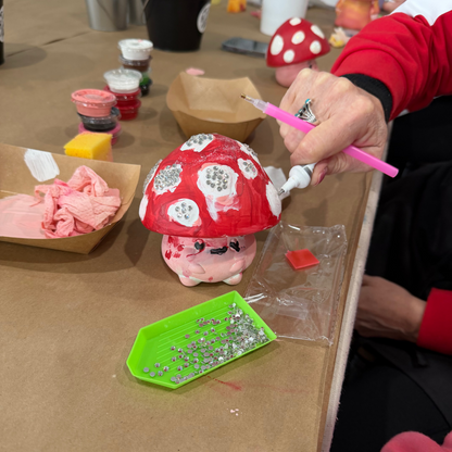 5/25/2026 - Monday (11:00am) Shine Bright Like a Diamond Ceramics Workshop - TWEEN & TEEN FRIENDLY!