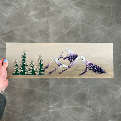 6/17/2026 - Wednesday (6pm) Crushed Glass Signs Workshop! - TEENS WELCOME!