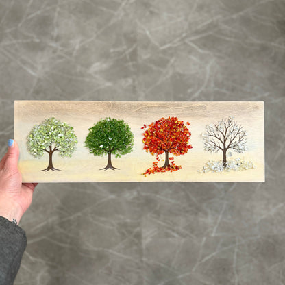 11/13/2026 - Friday (6pm) $40 Friday: Four Season Twinkle Tree Planks Workshop! - TEEN FRIENDLY