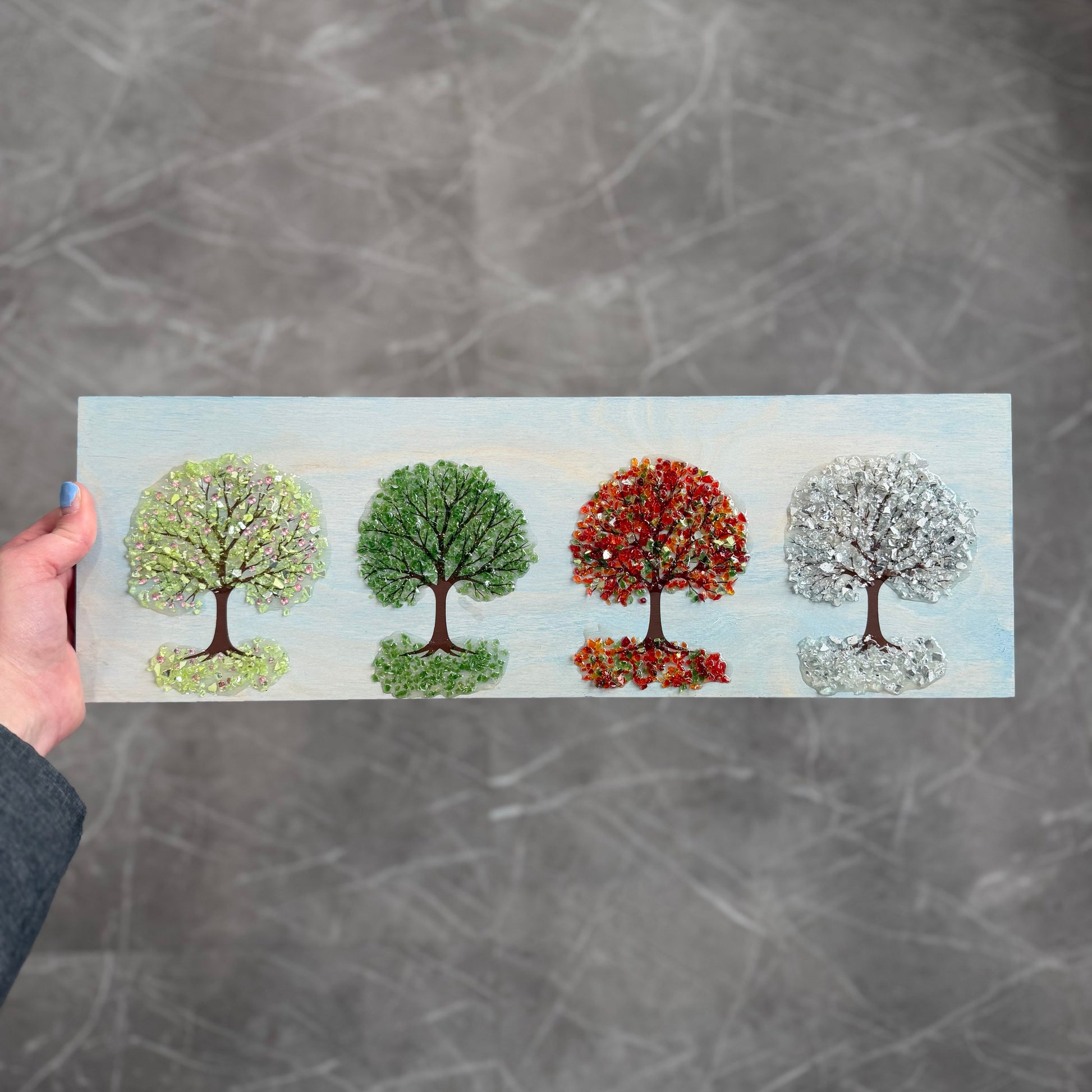 6x18 Seasonal Tree Plank