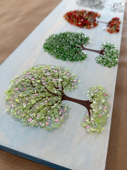 6/17/2026 - Wednesday (6pm) Crushed Glass Signs Workshop! - TEENS WELCOME!