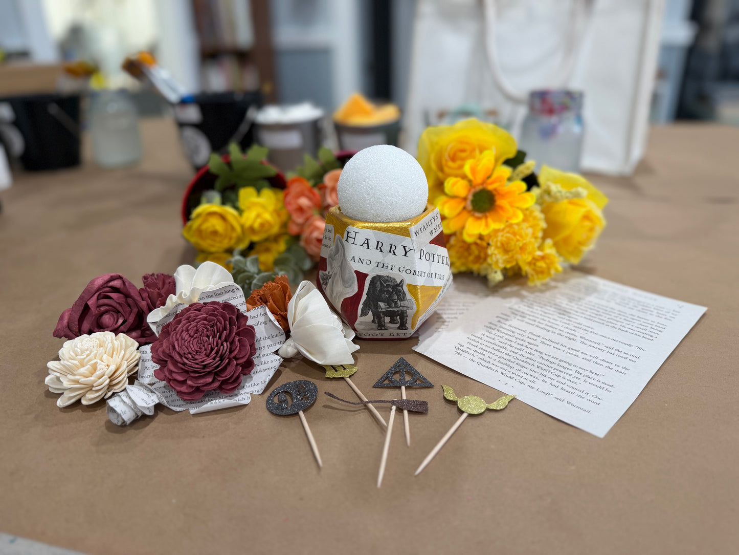 5/19/2026 - Tuesday (6pm) Page to Petal Floral Workshop! - TWEEN & TEEN FRIENDLY