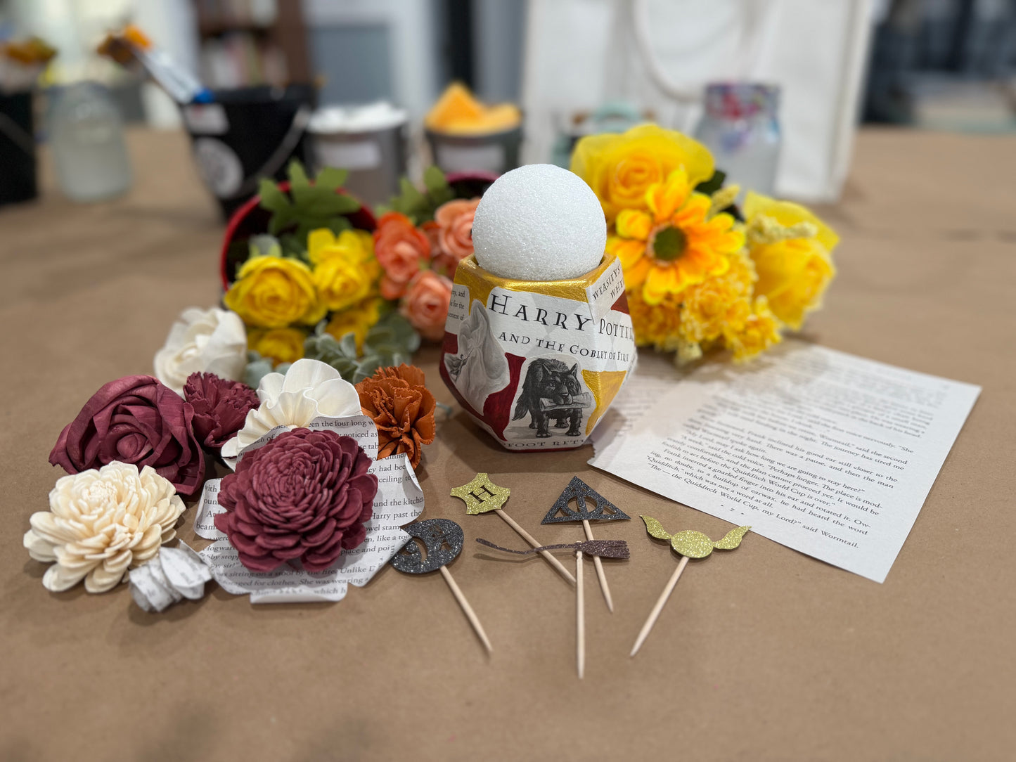 6/18/2026 - Thursday (6pm) Page to Petal Floral Workshop! - TWEENS & TEENS WELCOME