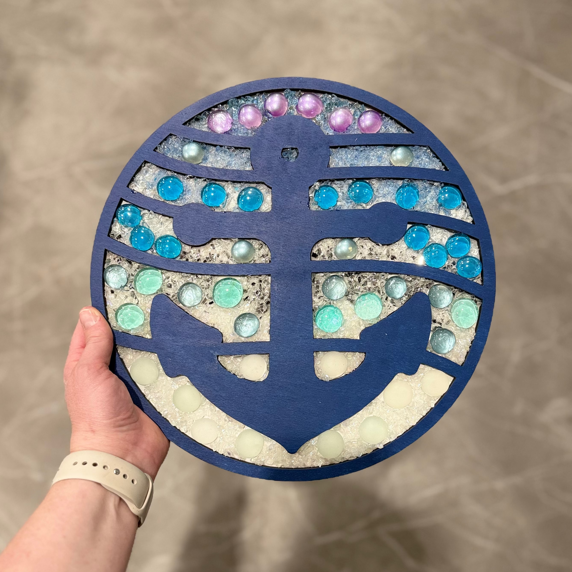 12" Round 3D Anchor