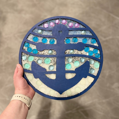12" Round 3D Anchor