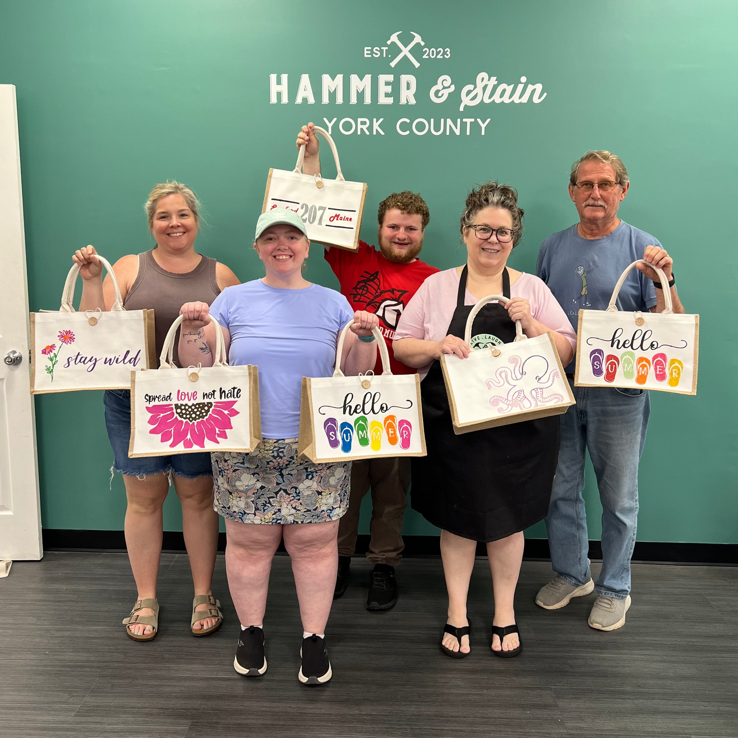 6/9/2026 - Tuesday (6:00pm) Summer Beach Totes Workshop! - TWEENS & TEENS WELCOME!