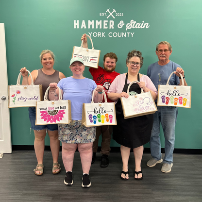 6/9/2026 - Tuesday (6:00pm) Summer Beach Totes Workshop! - TWEENS & TEENS WELCOME!