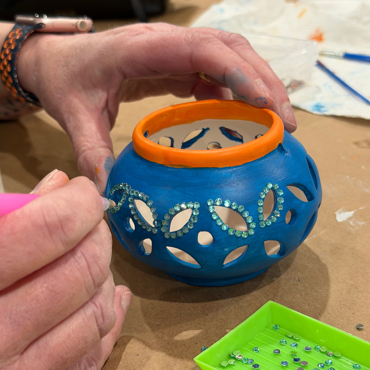 6/11/2026 - Thursday (6:00pm) Shine Bright Like a Diamond Ceramics Workshop - TWEENS & TEENS WELCOME!