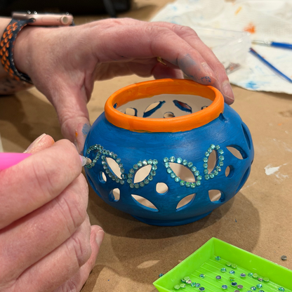 6/11/2026 - Thursday (6:00pm) Shine Bright Like a Diamond Ceramics Workshop - TWEENS & TEENS WELCOME!