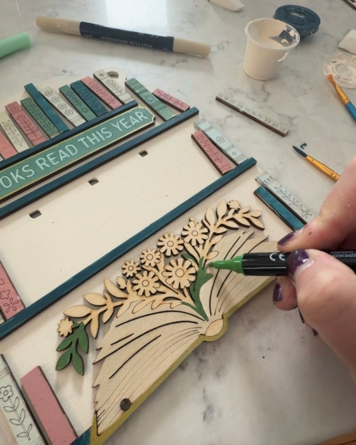 5/27/2026 - Wednesday (5:30pm) Book Lovers DIY Reading Tracker Workshop! - TWEEN & TEEN FRIENDLY