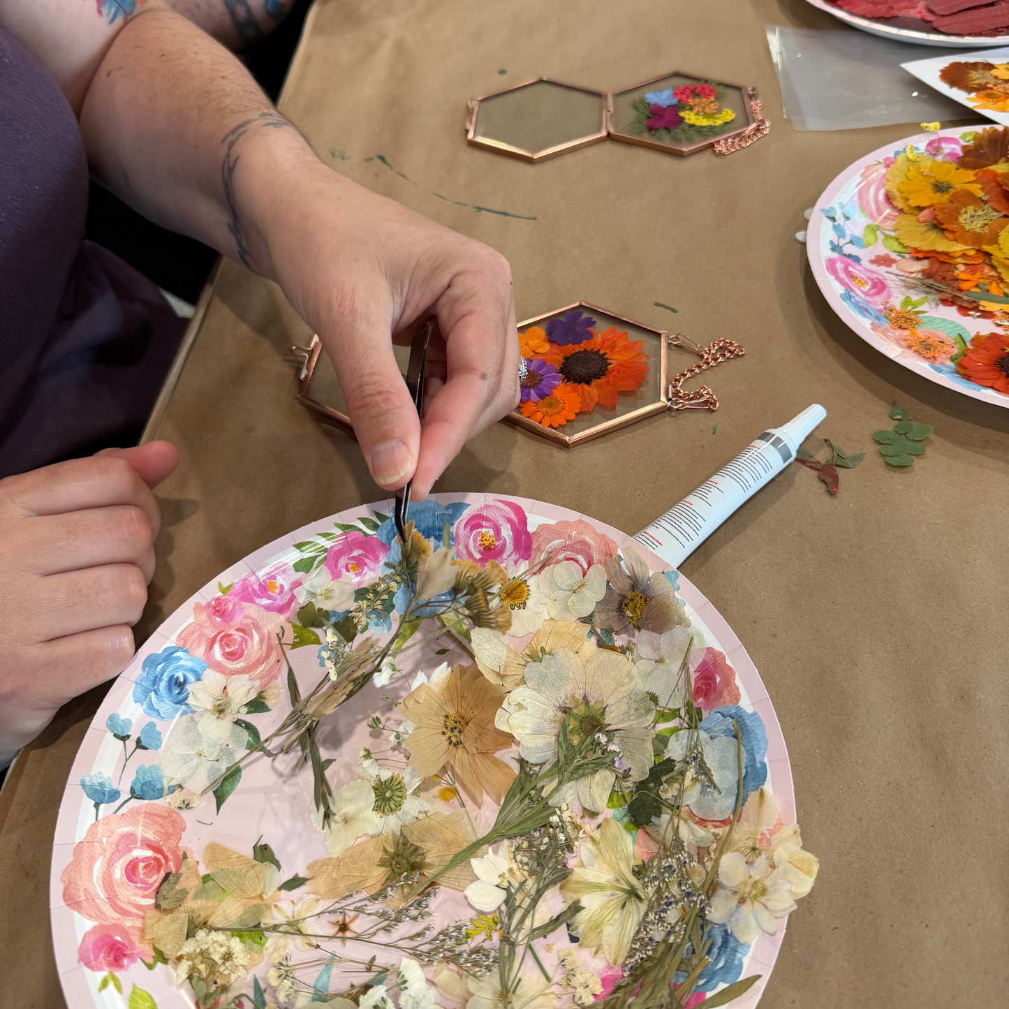7/7/2026 - Tuesday (6pm) $25 Tuesday: Floral Frame Workshop - FAMILY FRIENDLY
