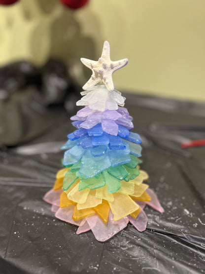 11/14/2024 - Thursday (6-8pm) Sea Glass Tree Workshop with NEW GRINCHMAS! @ Bell Farm Shops!