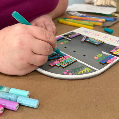 8/12/2026 - Wednesday (11:00am) Book Lovers DIY Reading Tracker Workshop! - TWEENS & TEENS WELCOME!