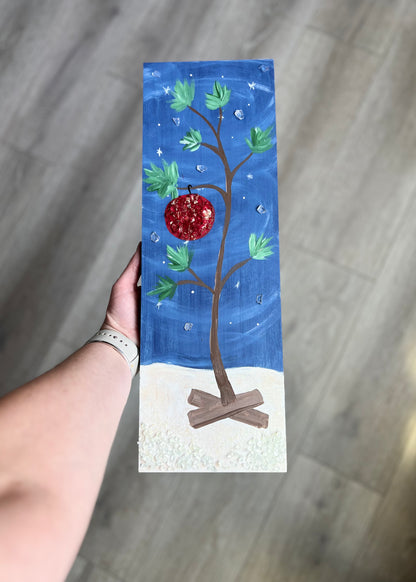11/20/2025 - Thursday (6:00 pm) *NEW* Twinkle Trees & Festive Planks Workshop! - TEEN FRIENDLY