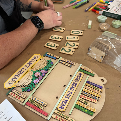 8/12/2026 - Wednesday (11:00am) Book Lovers DIY Reading Tracker Workshop! - TWEENS & TEENS WELCOME!