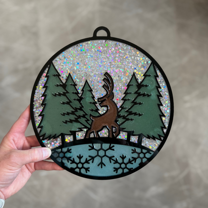 Deer in Pines