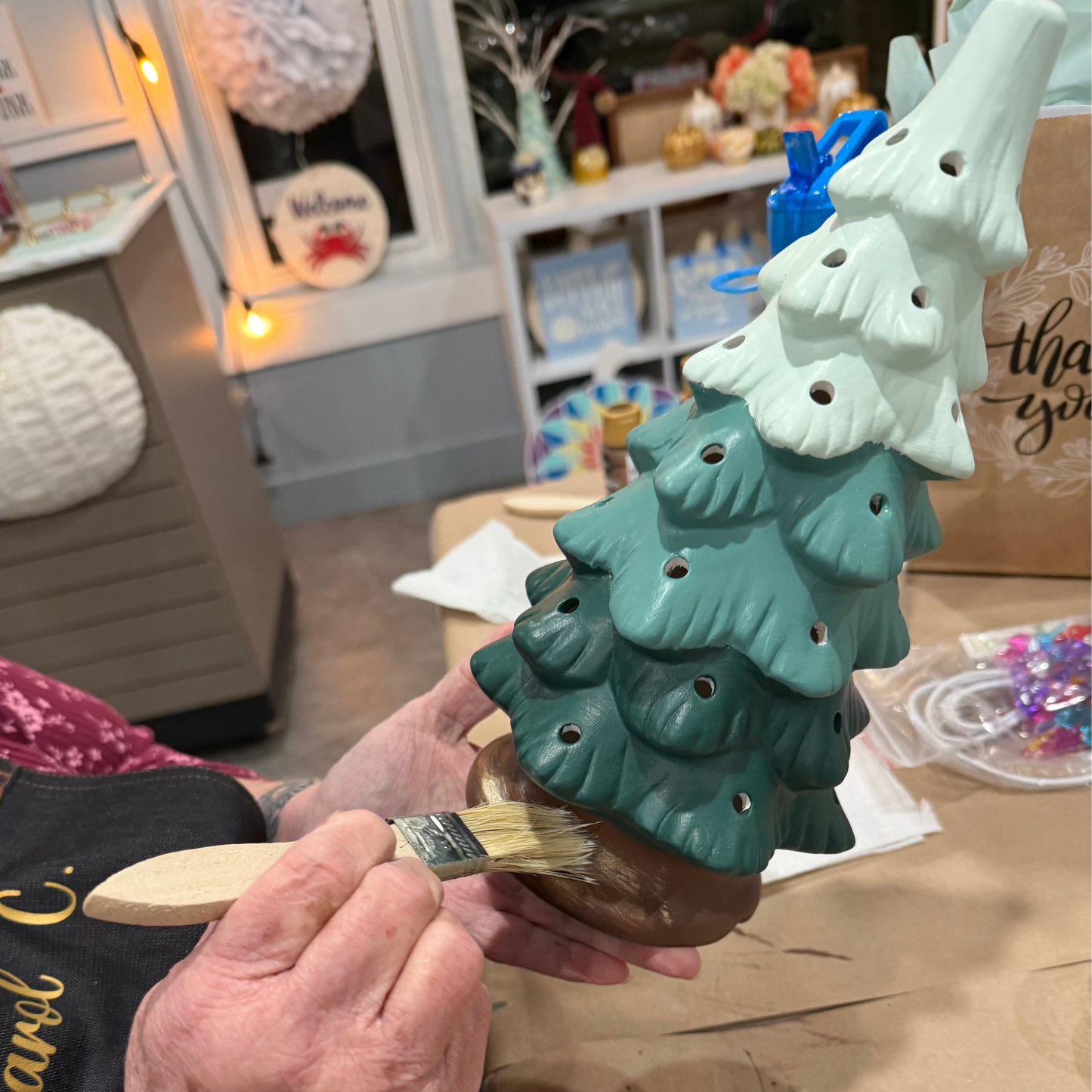 8/19/2026 - Wednesday (6pm-8pm) Nostalgic Christmas Tree Ceramics Workshop @ Moody Beach Association
