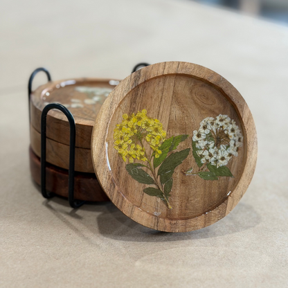 5/8/2025 - Friday (6pm) Pressed Flower Resin Workshop - TEEN FRIENDLY