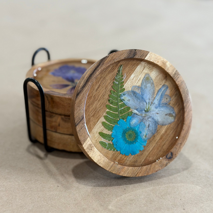 5/8/2025 - Friday (6pm) Pressed Flower Resin Workshop - TEEN FRIENDLY