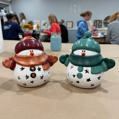 10/20/2026 - Tuesday (6:00pm) $25 Tuesday Craft Night: Snowman Lantern Workshop! - TWEEN & TEEN FRIENDLY