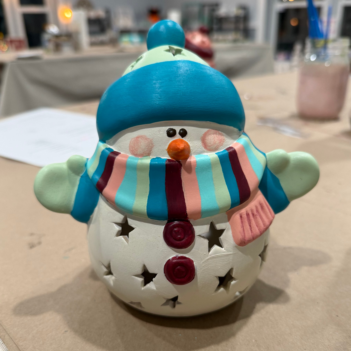 10/20/2026 - Tuesday (6:00pm) $25 Tuesday Craft Night: Snowman Lantern Workshop! - TWEEN & TEEN FRIENDLY