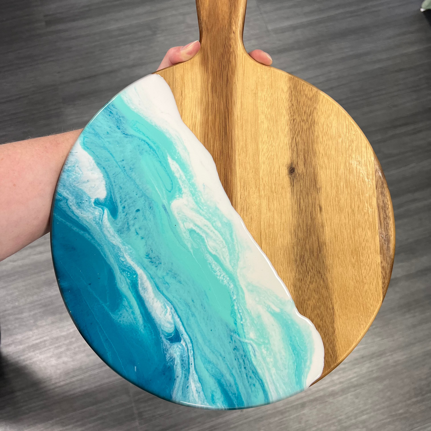 6/6/25 - Friday (6:00 & 6:45pm Staggered Seatings) Intro to Resin: Trays & Cutting Boards