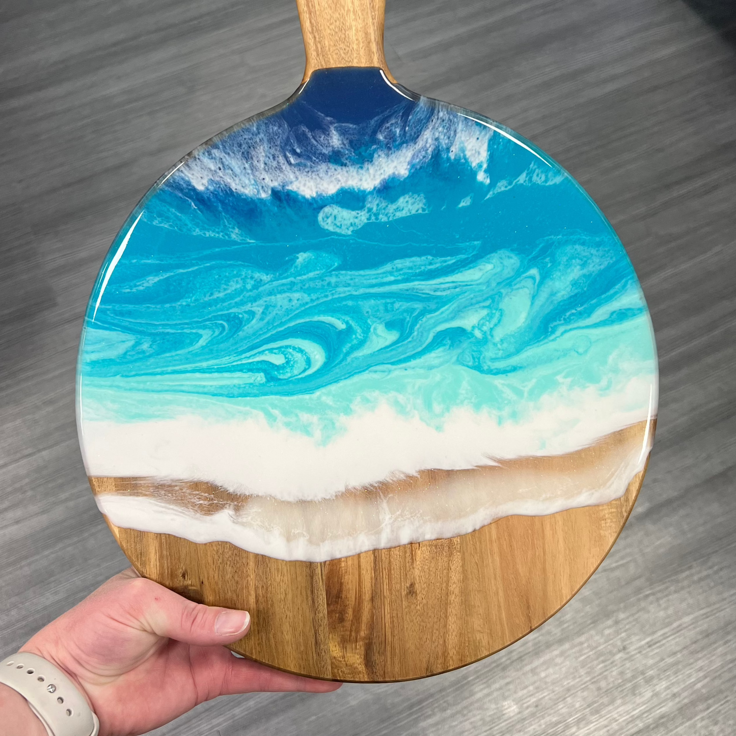 6/6/25 - Friday (6:00 & 6:45pm Staggered Seatings) Intro to Resin: Trays & Cutting Boards