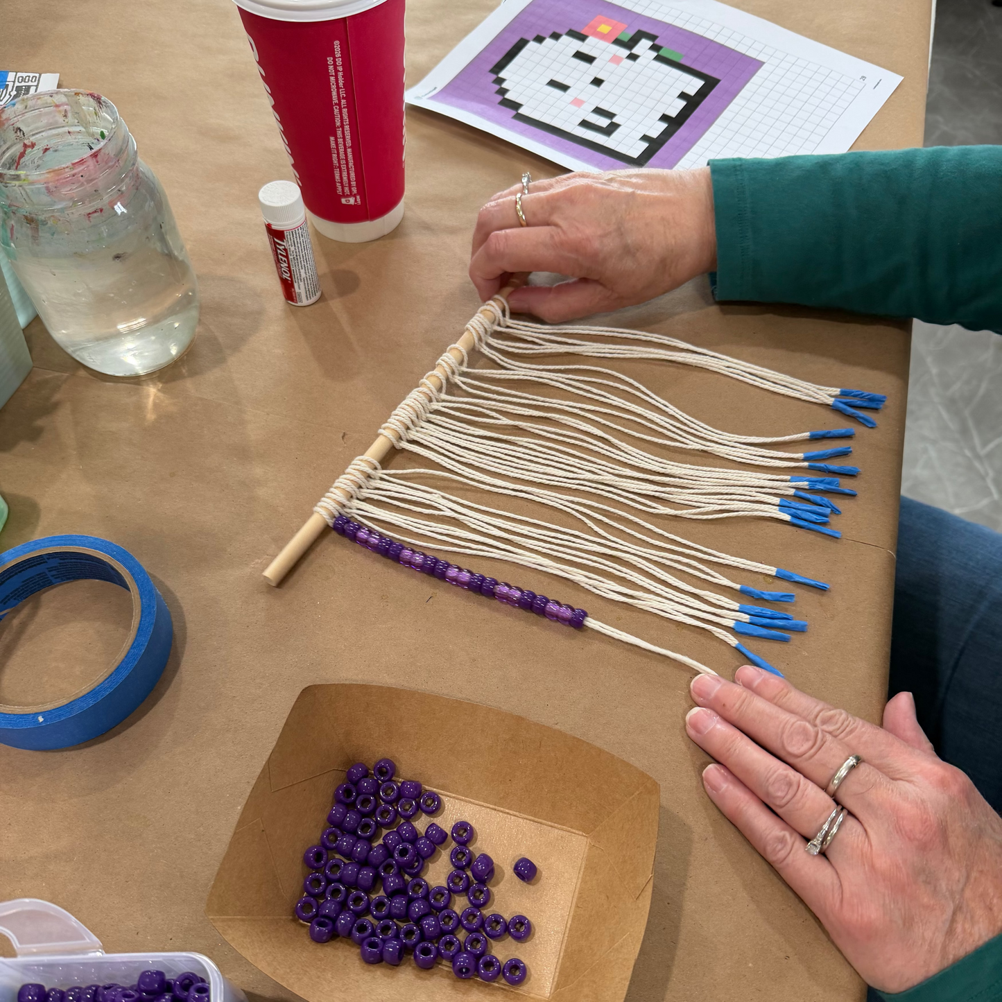 10/29/2026 - Thursday (6pm) Bead it, Bead it: Wall Hangings Workshop - TWEENS & TEENS WELCOME!!