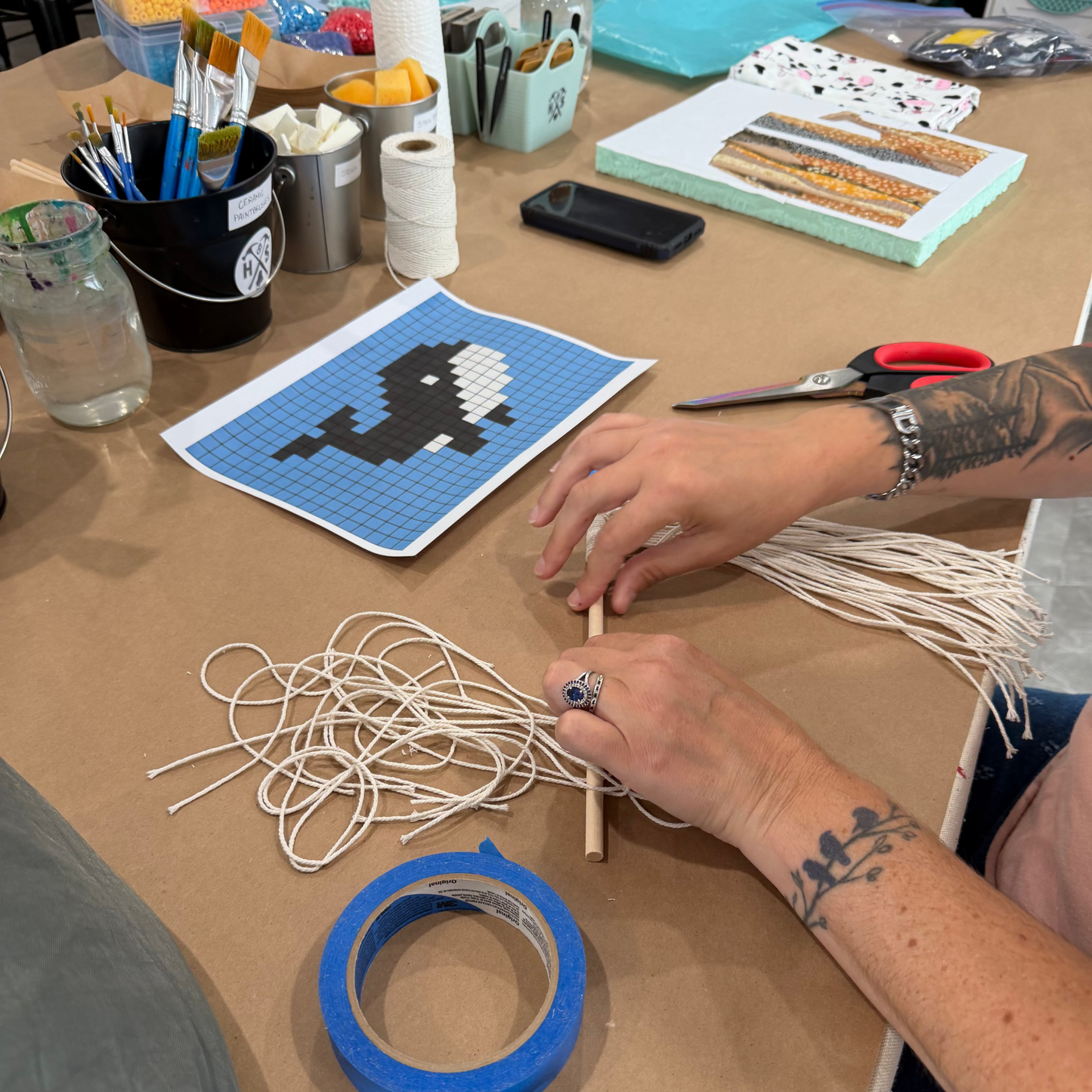 10/29/2026 - Thursday (6pm) Bead it, Bead it: Wall Hangings Workshop - TWEENS & TEENS WELCOME!!