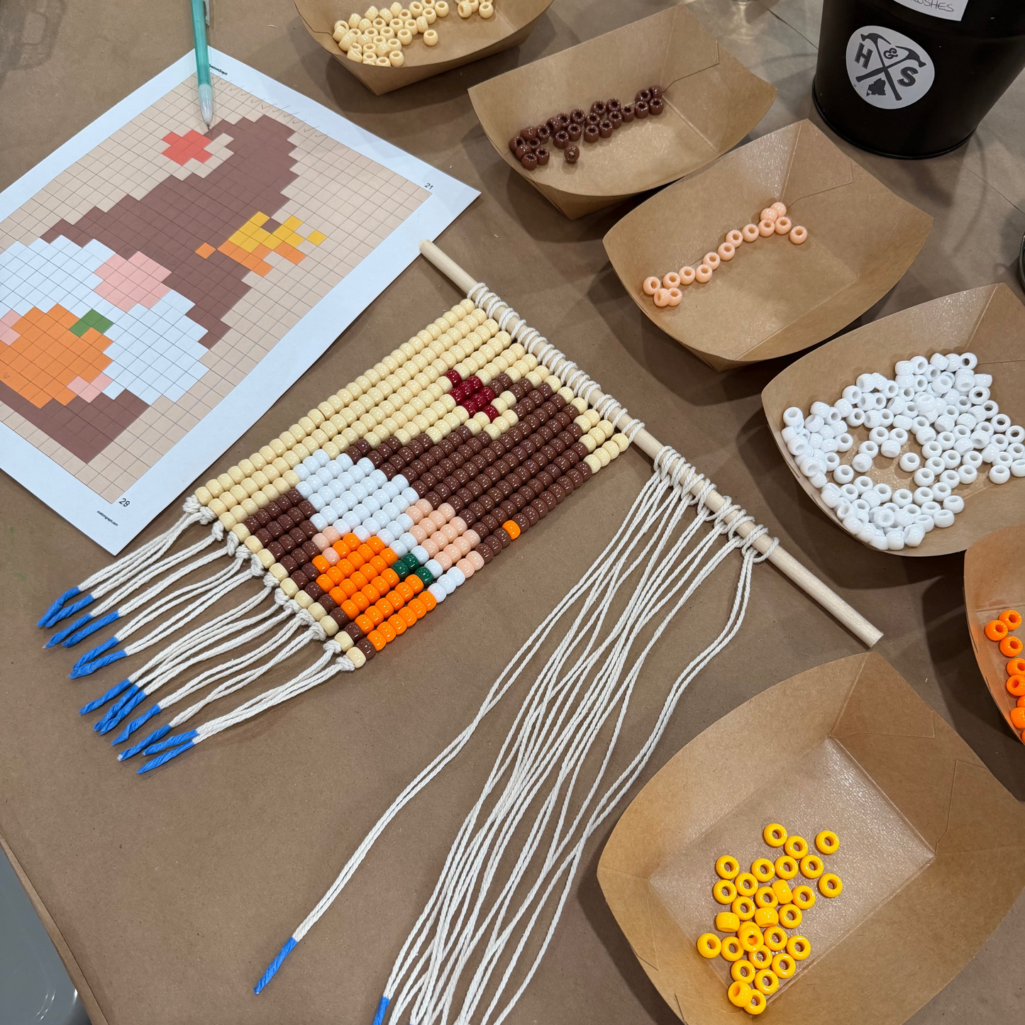 10/29/2026 - Thursday (6pm) Bead it, Bead it: Wall Hangings Workshop - TWEENS & TEENS WELCOME!!