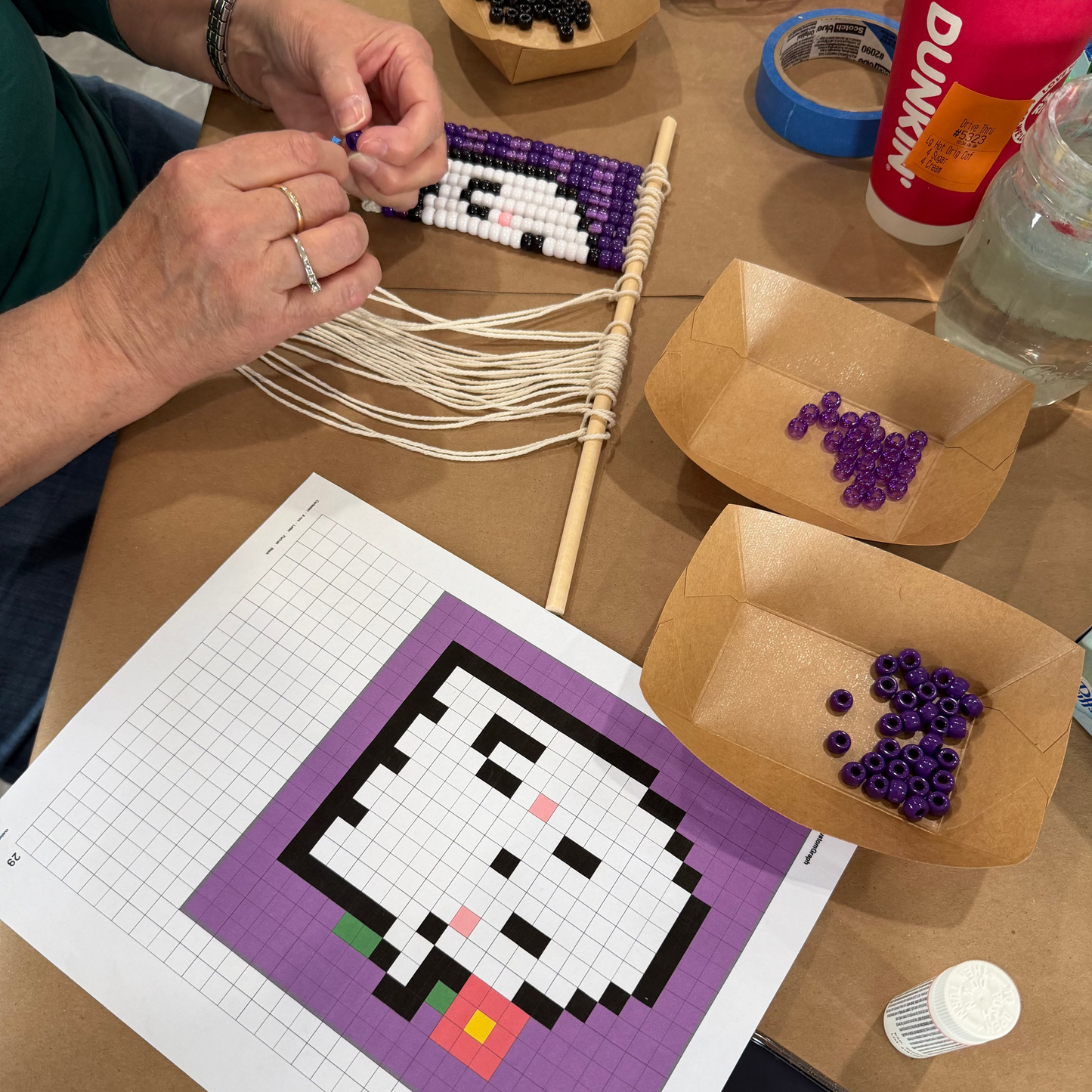 10/29/2026 - Thursday (6pm) Bead it, Bead it: Wall Hangings Workshop - TWEENS & TEENS WELCOME!!