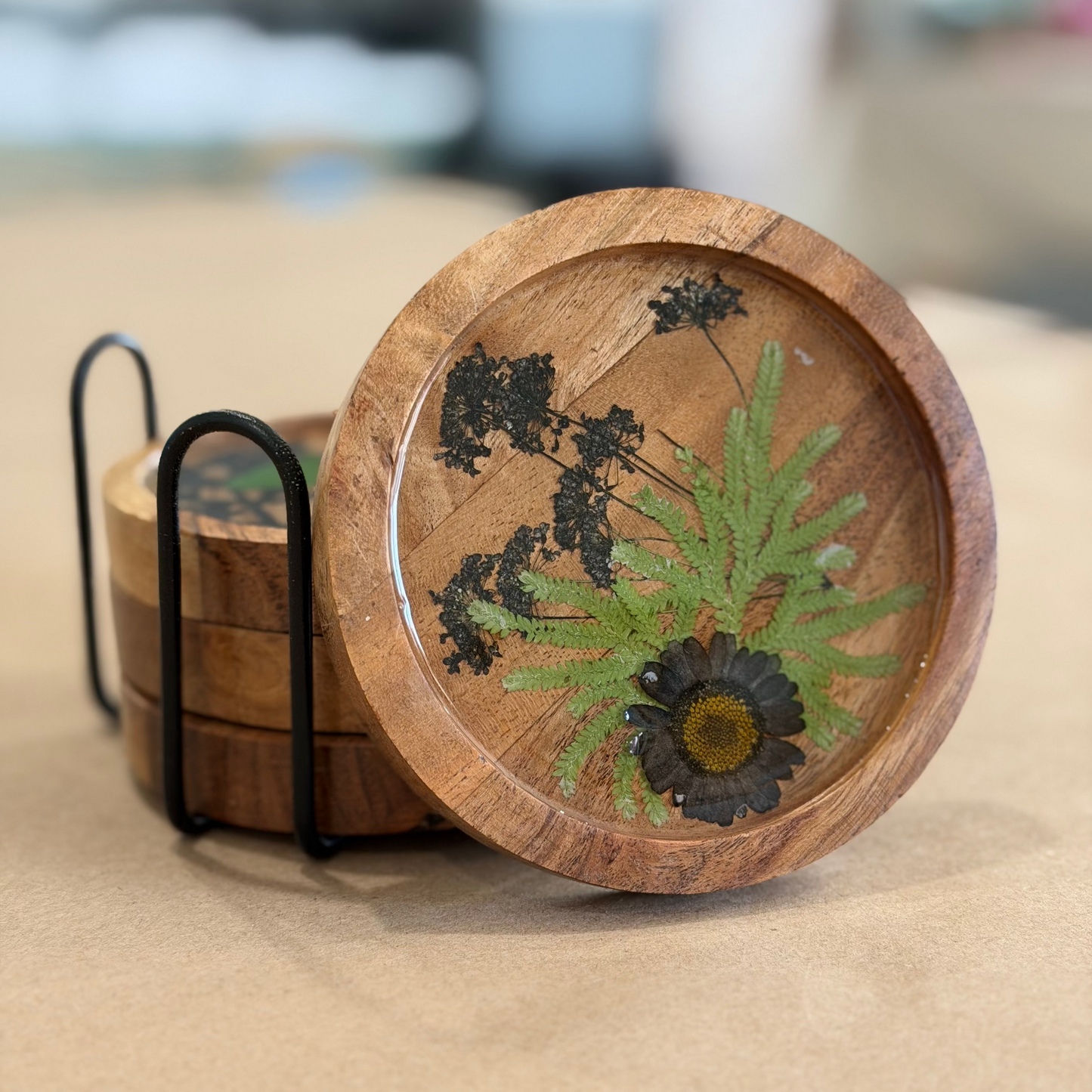 5/8/2025 - Friday (6pm) Pressed Flower Resin Workshop - TEEN FRIENDLY