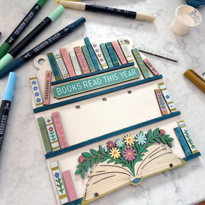 5/27/2026 - Wednesday (5:30pm) Book Lovers DIY Reading Tracker Workshop! - TWEEN & TEEN FRIENDLY