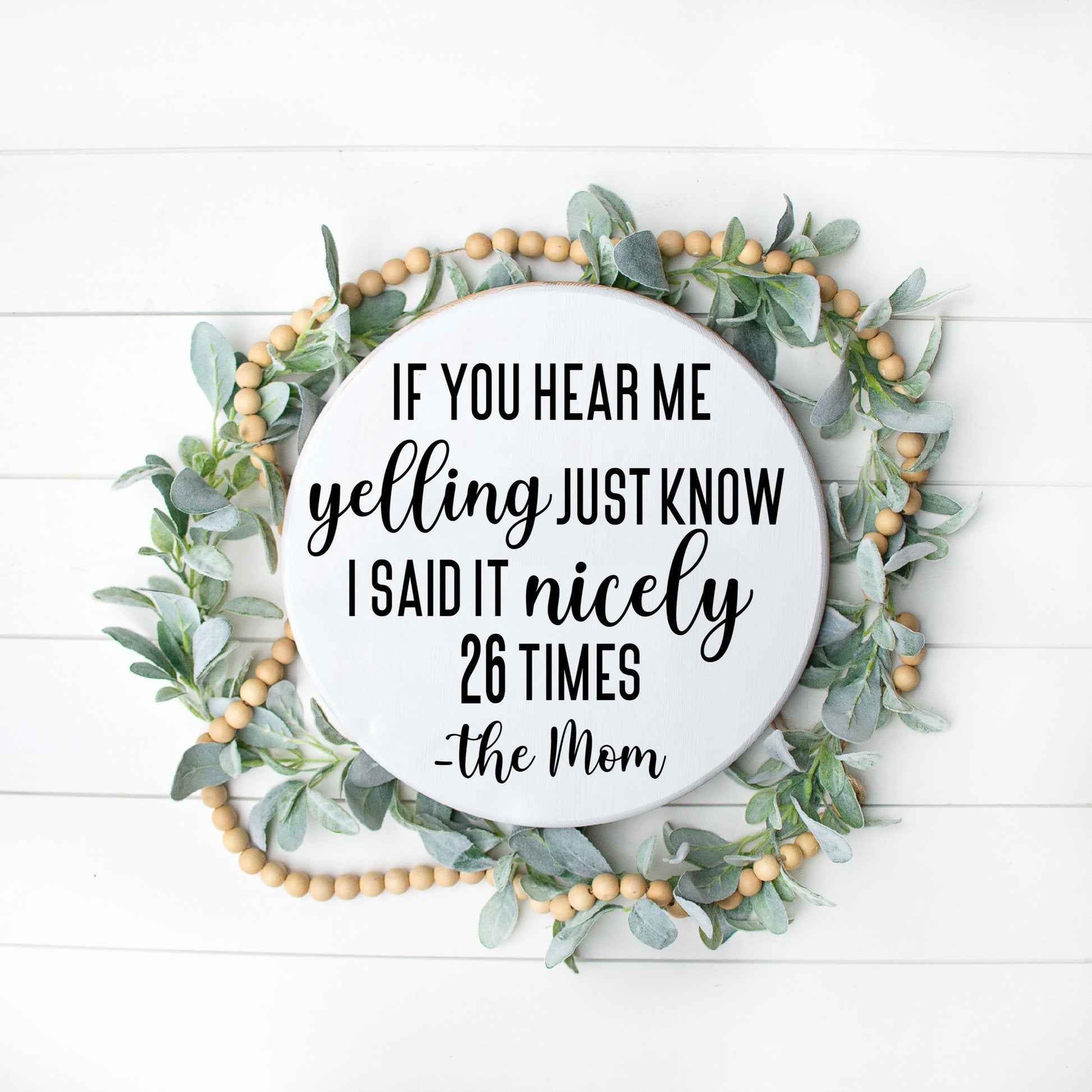 12" If You Hear Me Yelling Round