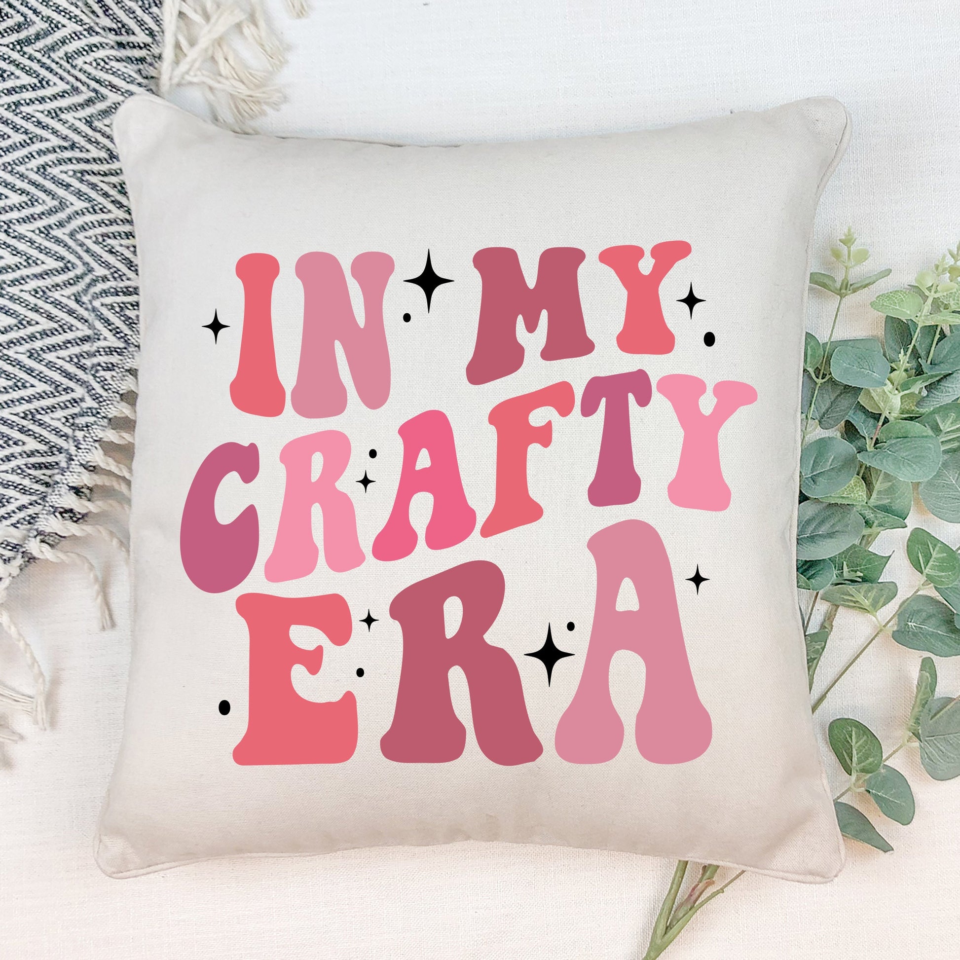 16x16 In My Crafty Era Pillow