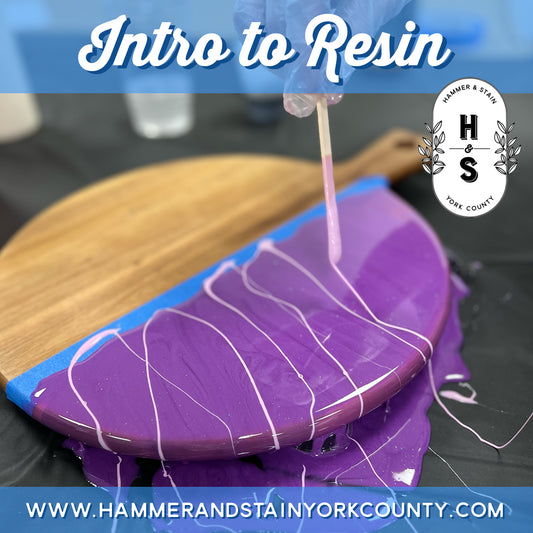3/29/2026 - Sunday (11:00 & 11:45am Staggered Seatings) Pour Decisions: Intro to Resin