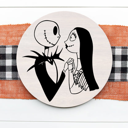 12" Jack and Sally Round