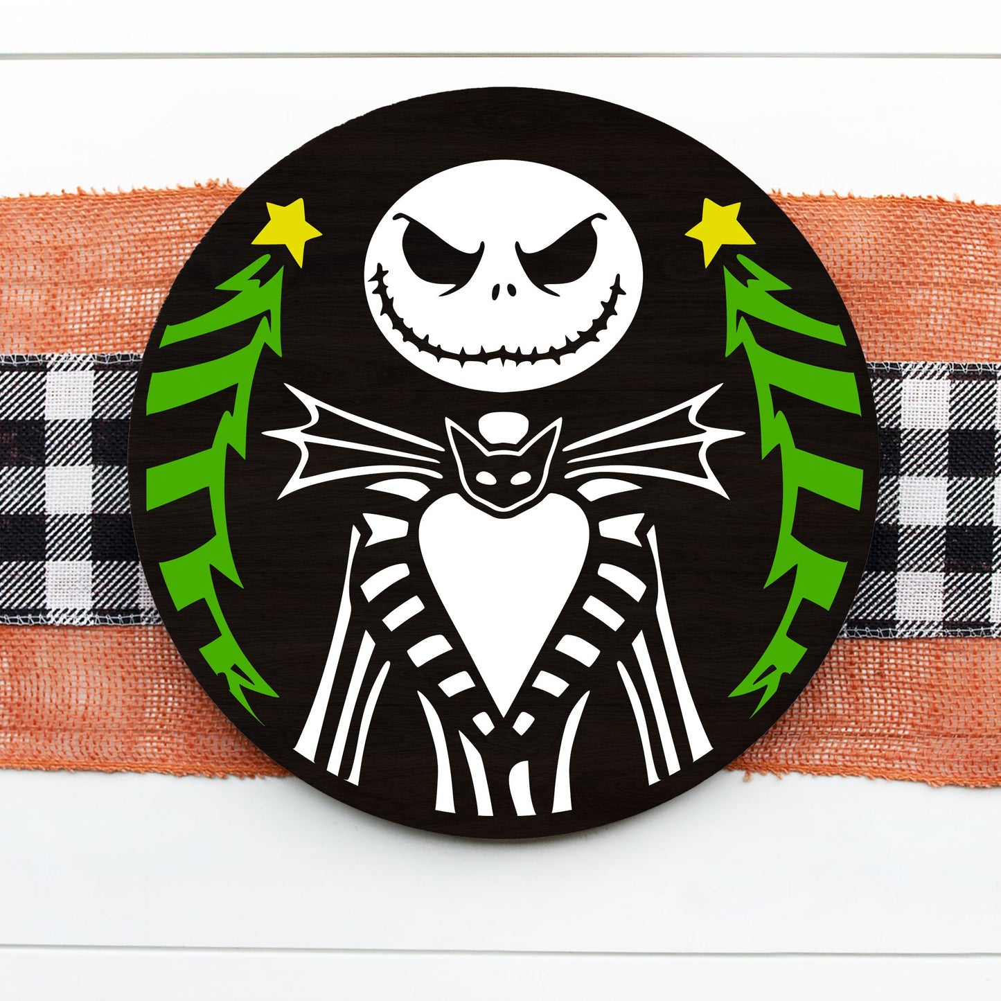 12" Jack Skellington Round