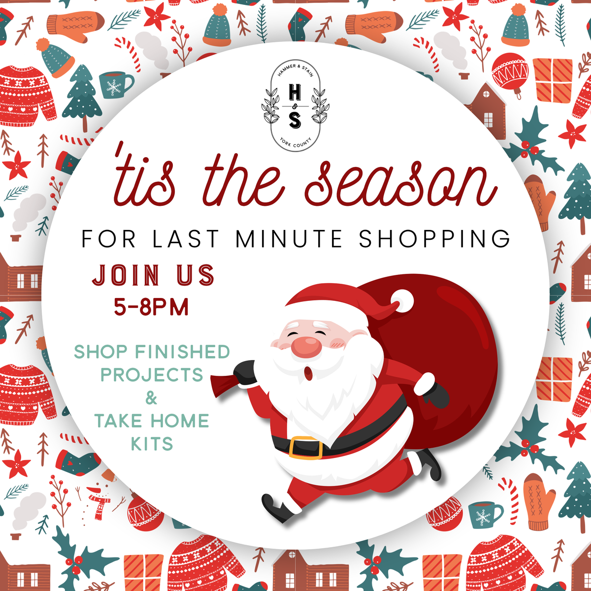 12/23/2026 - Wednesday (5pm-8pm) Last Minute Gifts Shop Event - FAMILY FRIENDLY