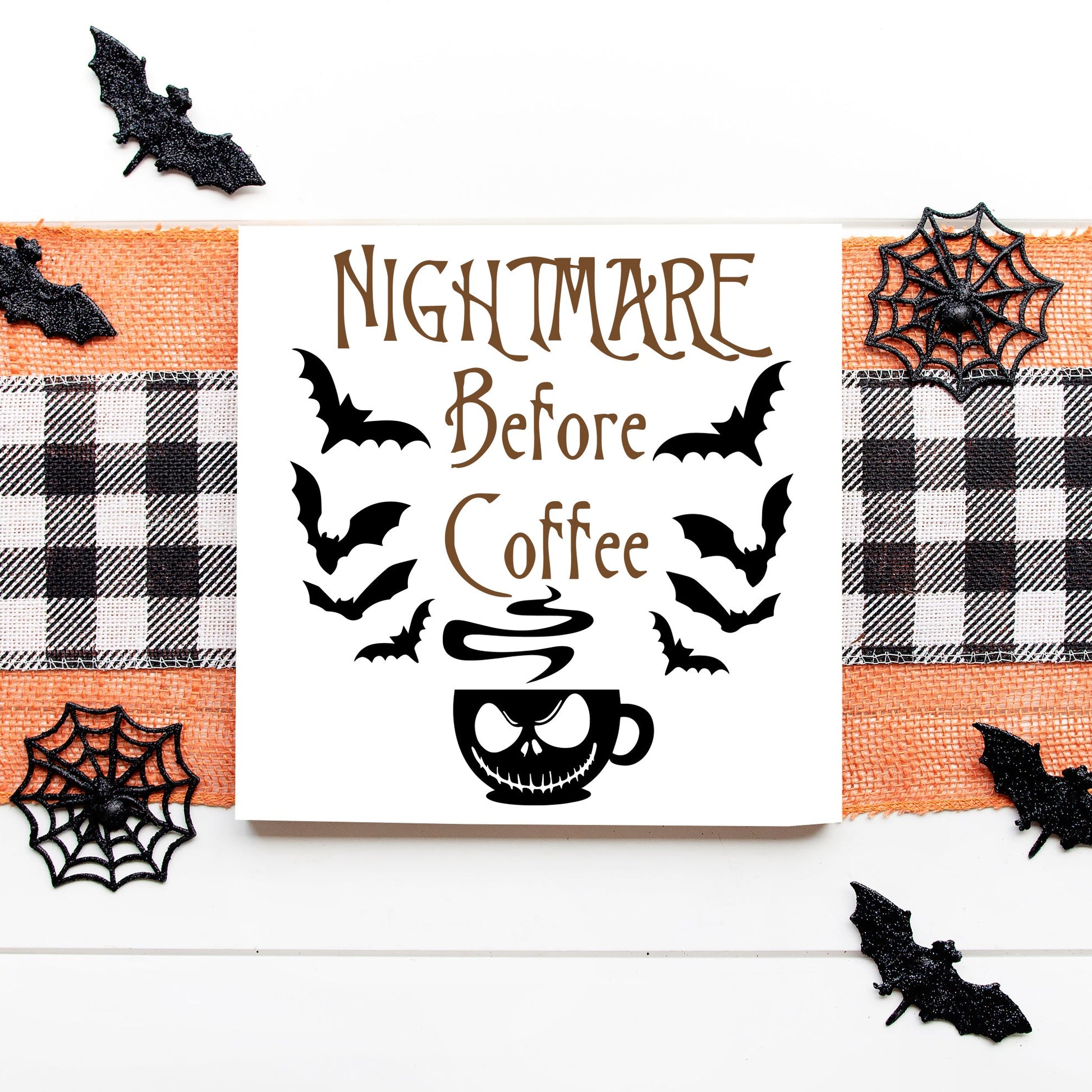 12x12 Nightmare Before Coffee